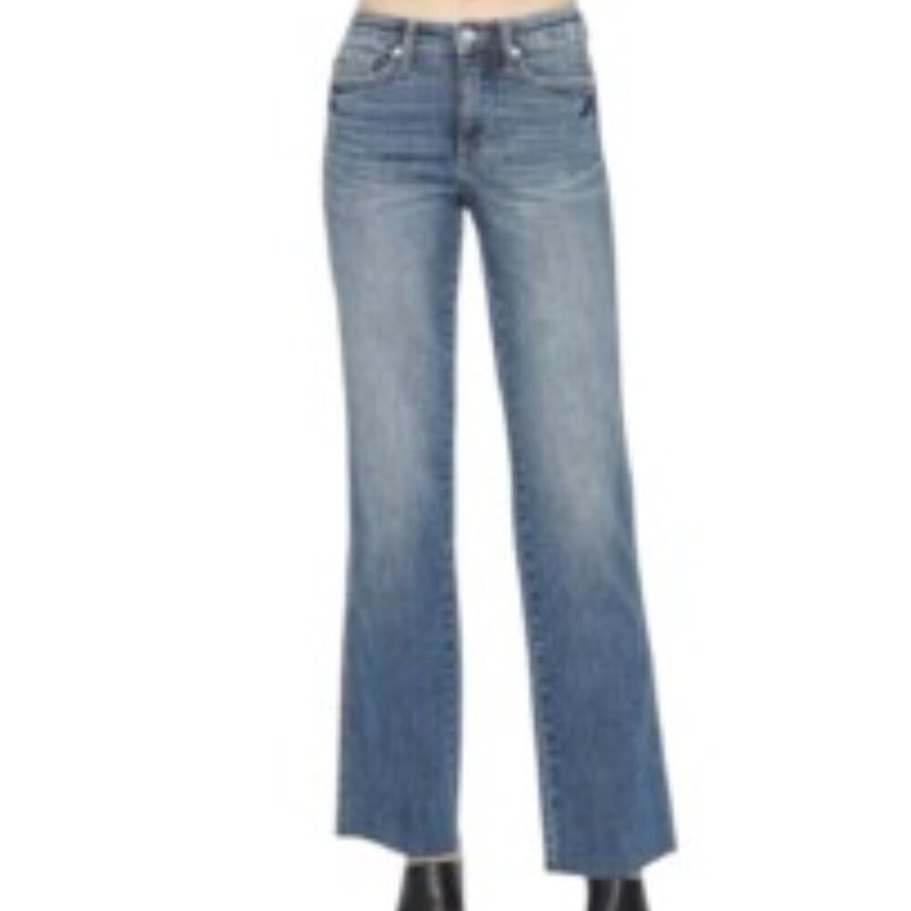 NWT Judy Blue Mid Rise Straight Fit Jeans 25
